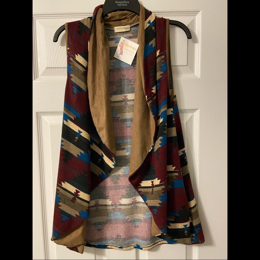 Aztec Boho Southwestern Pattern Vest